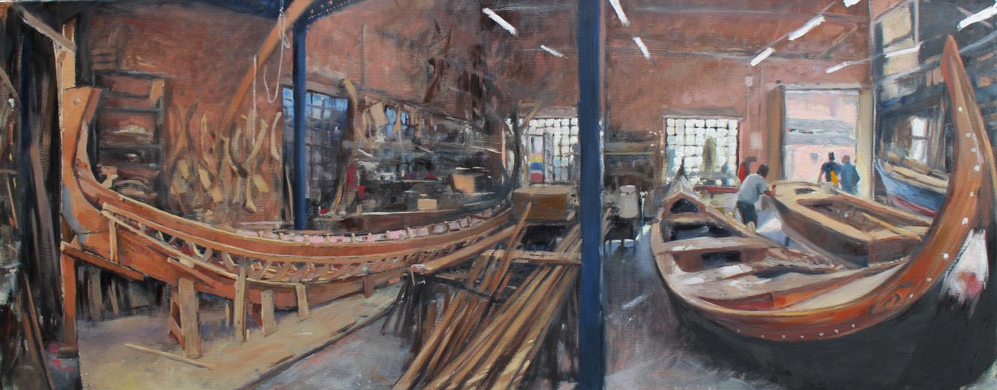 Painting communicates my connection to the environment around me.