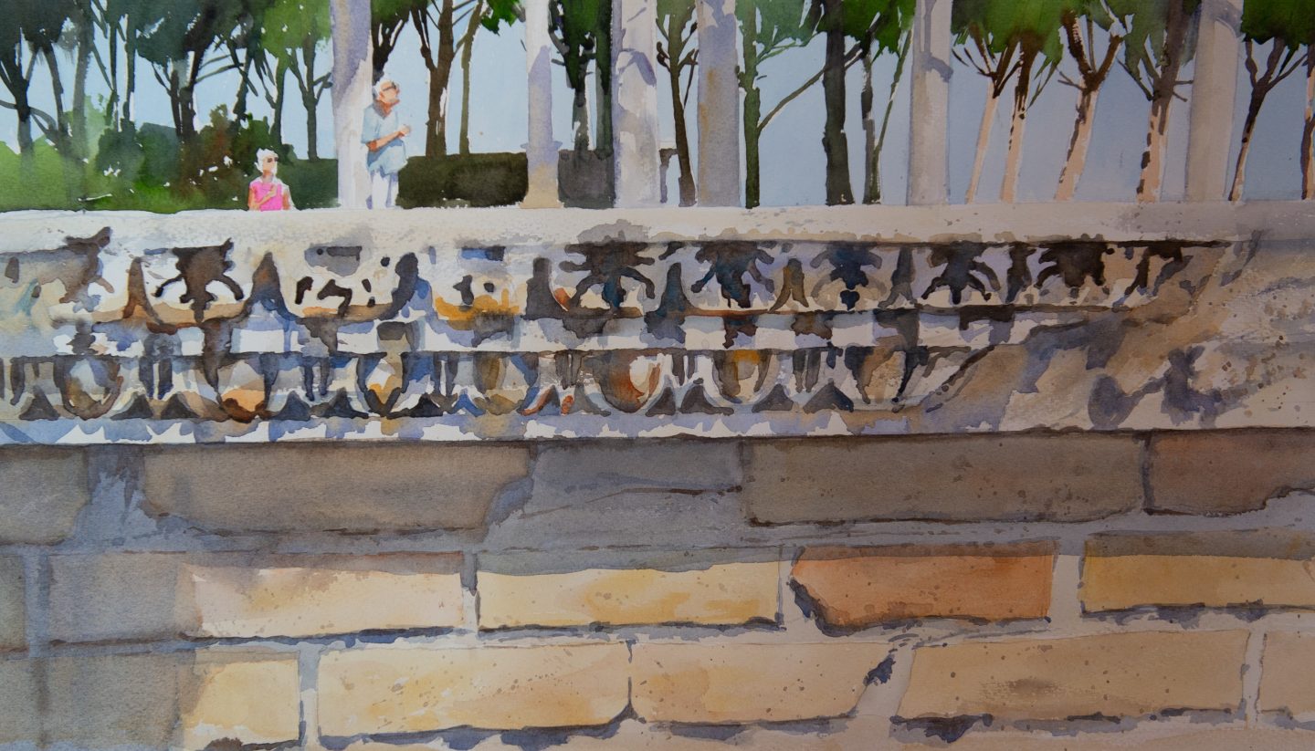 Painting communicates my connection to the environment around me.