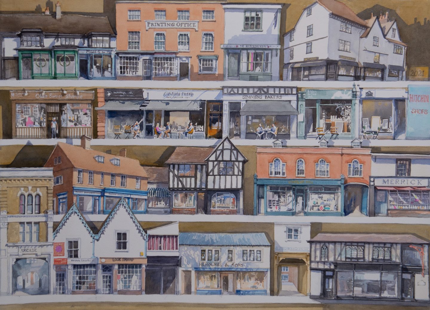 Painting communicates my connection to the environment around me.