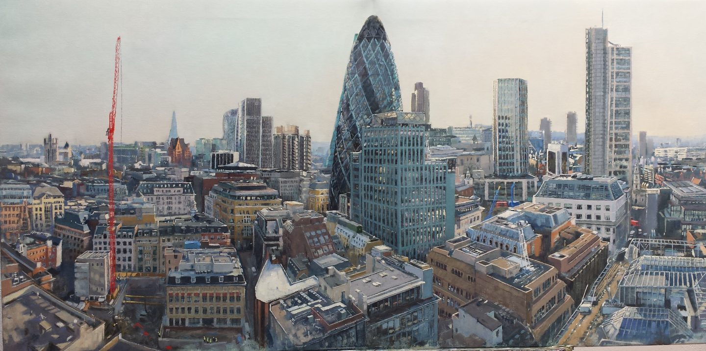 Painting communicates my connection to the environment around me.