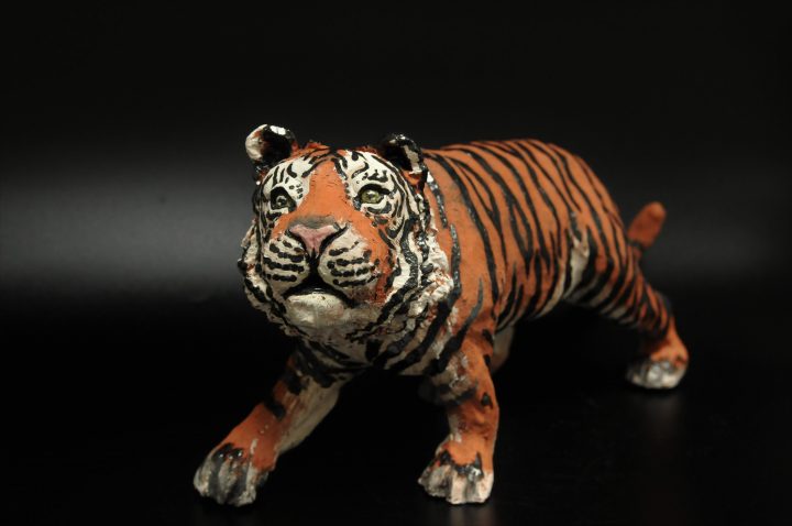 Ceramic animal sculpture